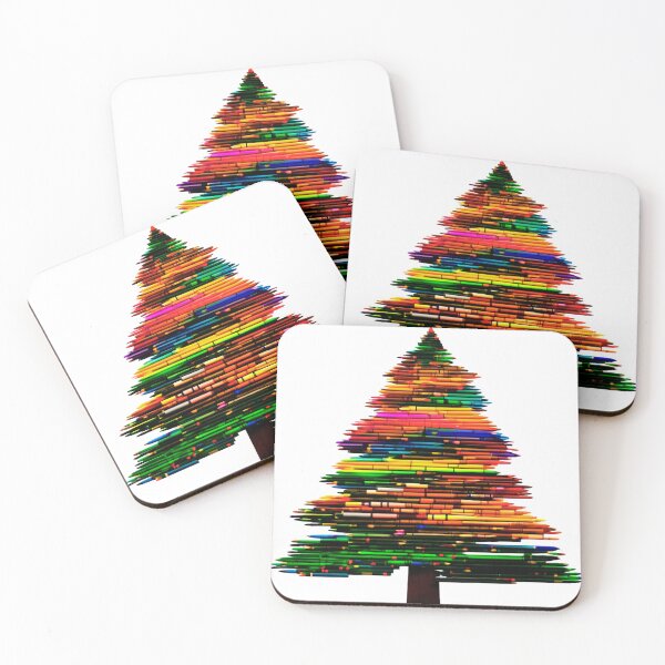 Item preview, Crayon Magic of Christmas Trees. designed and sold by Zofia Sosnecka.