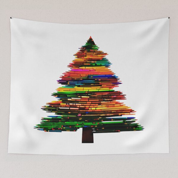 Item preview, Crayon Magic of Christmas Trees. designed and sold by Zofia Sosnecka.