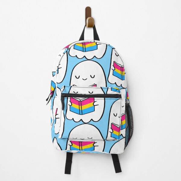 Item preview, Pansexual Ghost Reading – Funny Pan Pride Cute Ghost Art designed and sold by Cannaxes Studio.