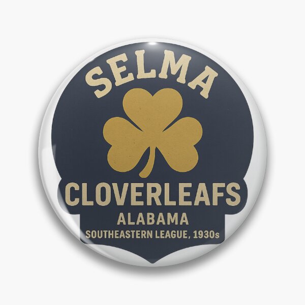 Item preview, Selma Cloverleafs – Vintage Southeastern League Baseball Logo (1930s) designed and sold by BackstopAndCo.