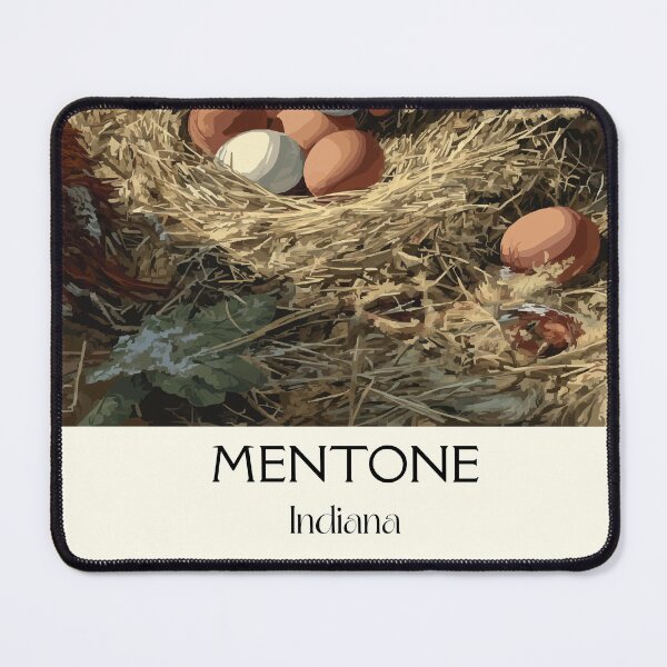 Item preview, Mentone Indiana Egg Basket | Farm Fresh Art Poster designed and sold by TuncGK.
