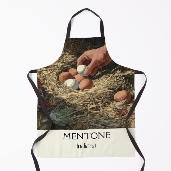 Item preview, Mentone Indiana Egg Basket | Farm Fresh Art Poster designed and sold by TuncGK.