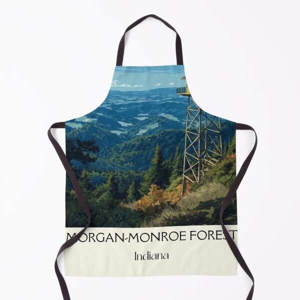 Item preview, Morgan-Monroe Indiana Forest | Fire Tower View Poster designed and sold by TuncGK.