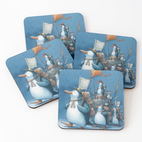 Item preview, Penguin Expedition – Funny Adventure Illustration designed and sold by Meiersbeste.