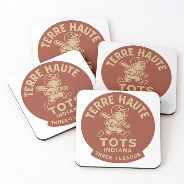 Item preview, Terre Haute Tots – Vintage Three-I League Baseball Logo (Indiana) designed and sold by BackstopAndCo.