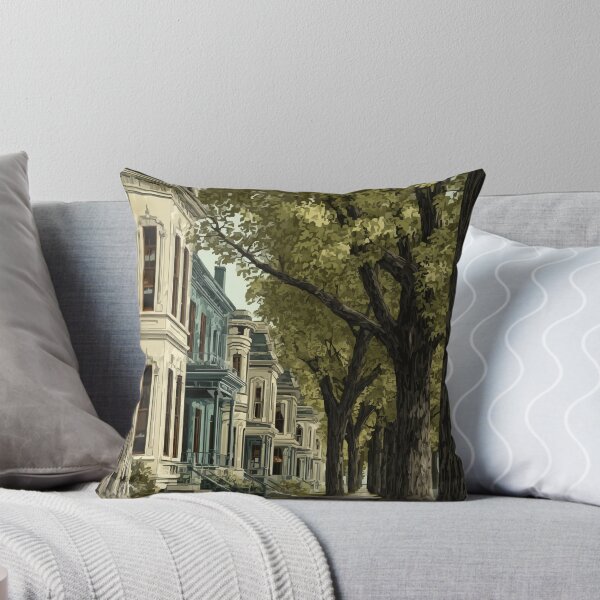 Item preview, New Albany Indiana Mansion Row | Historic Street Poster designed and sold by TuncGK.