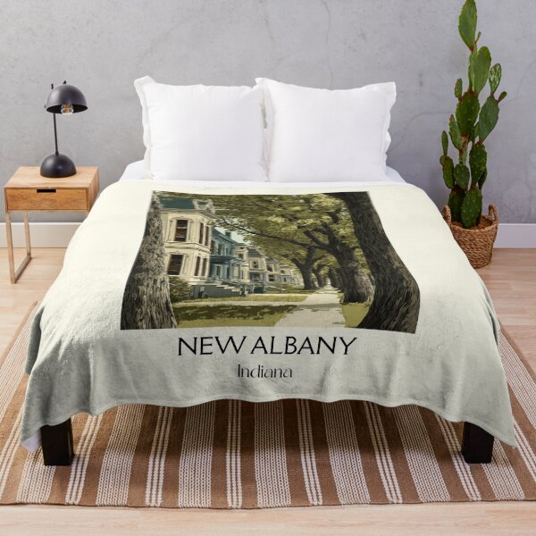 Item preview, New Albany Indiana Mansion Row | Historic Street Poster designed and sold by TuncGK.