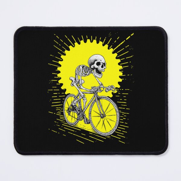 Item preview, RIDE OR BONES – Skeleton on Fixed Gear Bike | Urban Punk Cycling Art designed and sold by Absyntart.