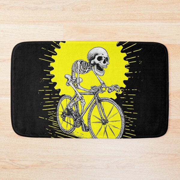 Item preview, RIDE OR BONES – Skeleton on Fixed Gear Bike | Urban Punk Cycling Art designed and sold by Absyntart.