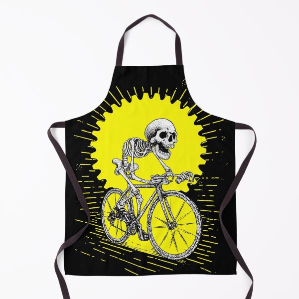 Item preview, RIDE OR BONES – Skeleton on Fixed Gear Bike | Urban Punk Cycling Art designed and sold by Absyntart.