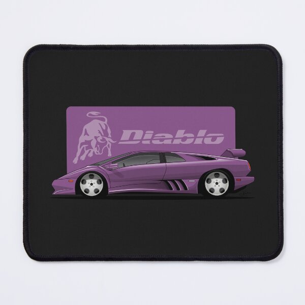Item preview, Lambo Diablo Purple illustration designed and sold by blackdogshop.