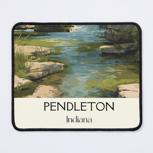 Item preview, Pendleton Indiana Falls Park | Historic Town Poster designed and sold by TuncGK.