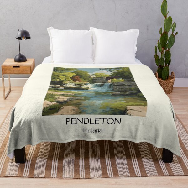 Item preview, Pendleton Indiana Falls Park | Historic Town Poster designed and sold by TuncGK.