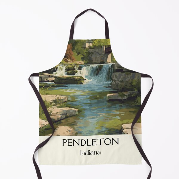 Item preview, Pendleton Indiana Falls Park | Historic Town Poster designed and sold by TuncGK.