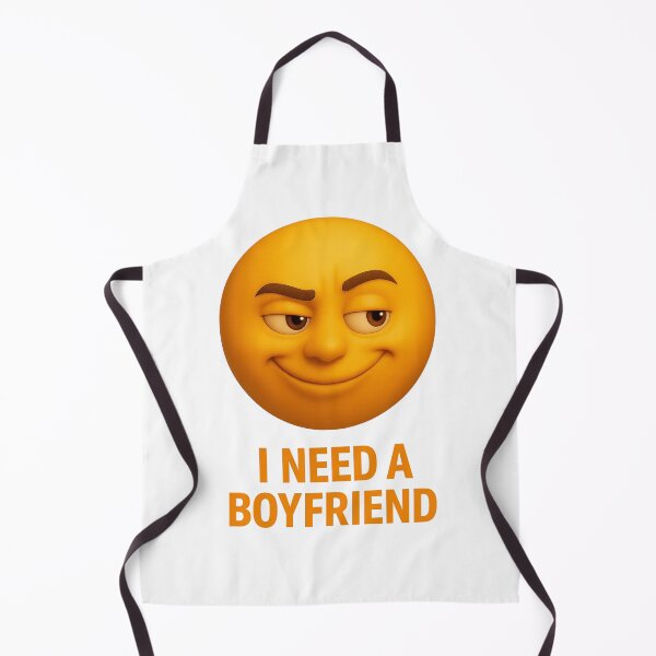 Item preview, Flirty Smirking Emoji – I Need a Boyfriend | Funny Romantic Design designed and sold by GREEN6437.