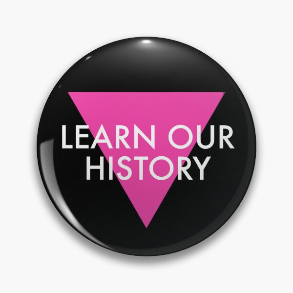 Aperçu de l'œuvre Découvrez notre histoire Triangle rose V2 créée et vendue par Queer Media Archive.
