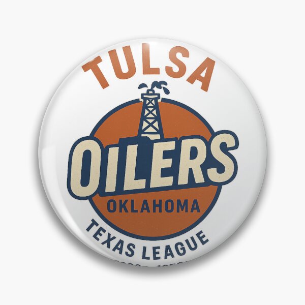 Item preview, Tulsa Oilers – Vintage Texas League Baseball Logo (1930s–1950s) designed and sold by BackstopAndCo.