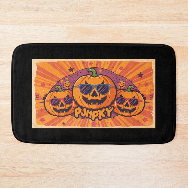 Item preview, Smiling Groovy Pumpkins Retro Fall Fun designed and sold by ChicTrendz.