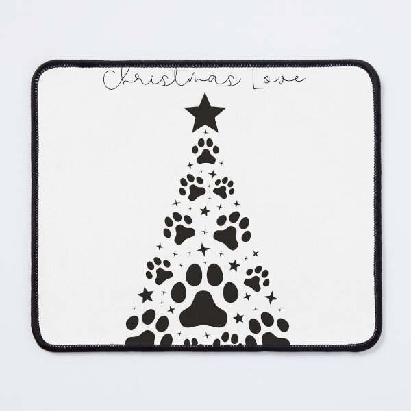 Item preview, Christmas Love Paw Tree – Cute Dog Lover Holiday Design designed and sold by Bla-Moln.