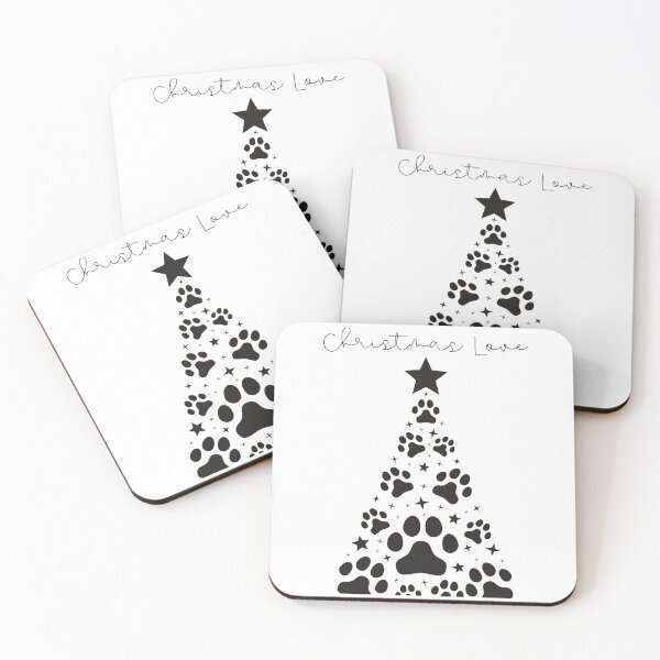 Item preview, Christmas Love Paw Tree – Cute Dog Lover Holiday Design designed and sold by Bla-Moln.