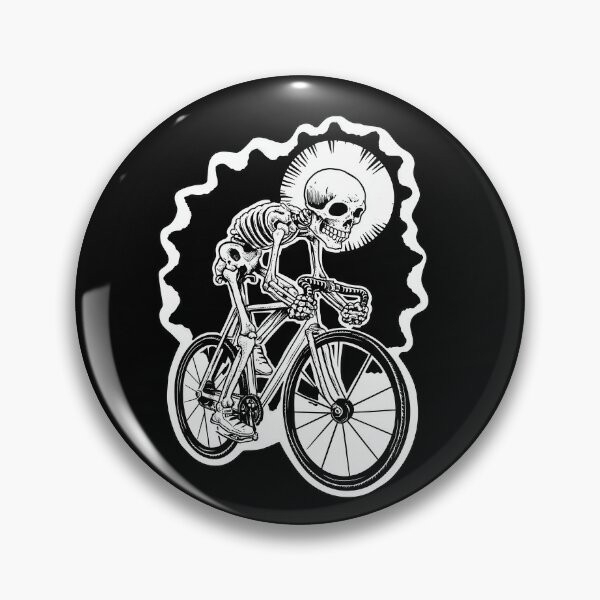 Item preview, Ride Till Death – Skeleton Fixed Gear Rider Urban Cycling Art designed and sold by Absyntart.