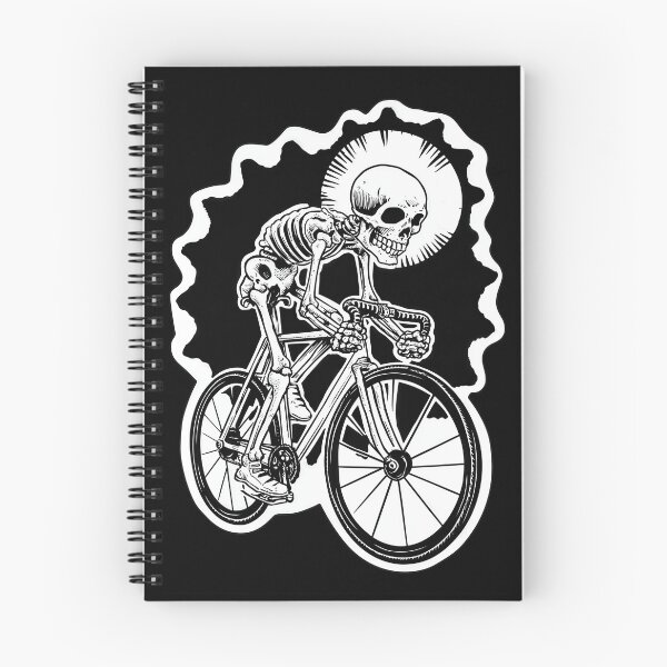 Item preview, Ride Till Death – Skeleton Fixed Gear Rider Urban Cycling Art designed and sold by Absyntart.