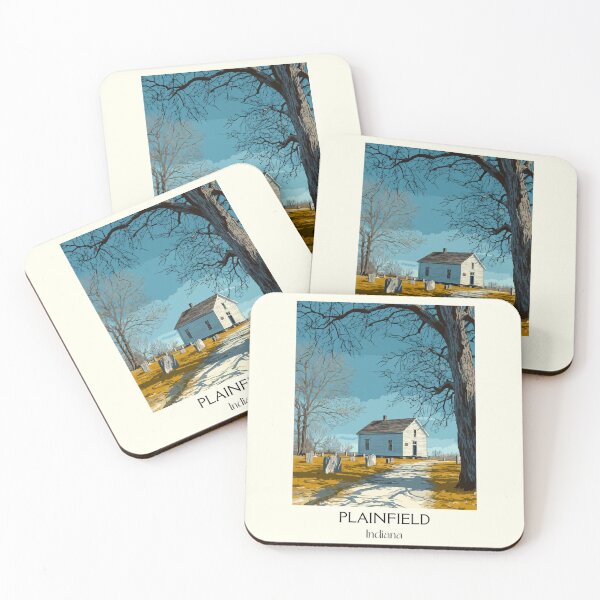Item preview, Plainfield Indiana Rural Church | Country Road Poster designed and sold by TuncGK.