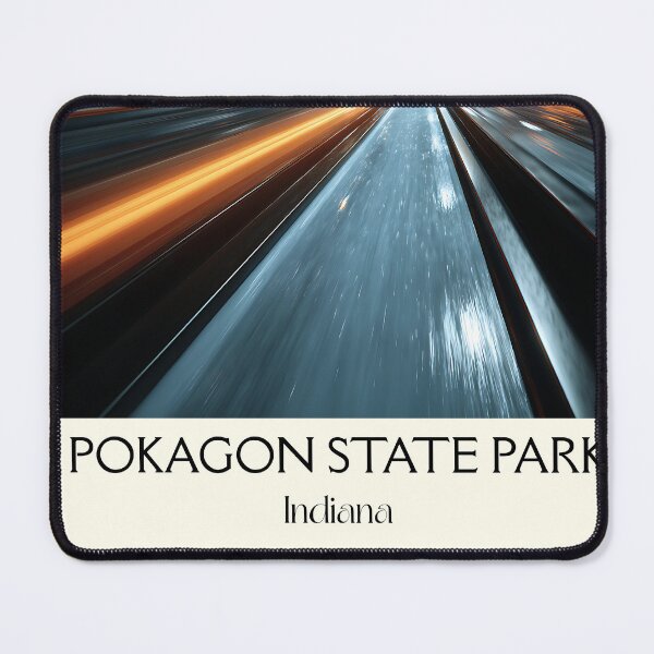 Item preview, Pokagon Indiana State Park | Scenic Drive Poster designed and sold by TuncGK.