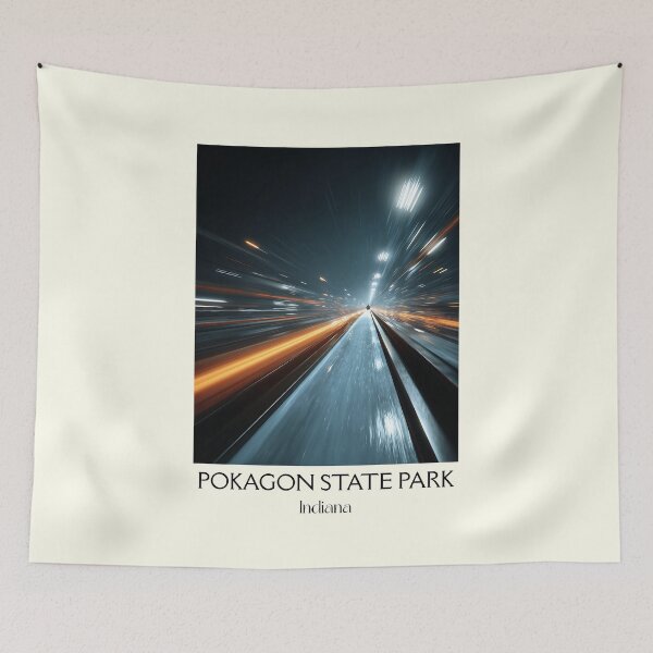 Item preview, Pokagon Indiana State Park | Scenic Drive Poster designed and sold by TuncGK.
