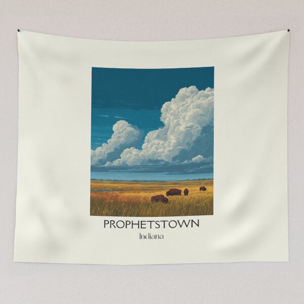 Item preview, Prophetstown Indiana State Park | Prairie Landscape Poster designed and sold by TuncGK.