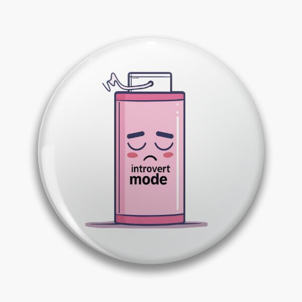 Item preview, Introvert Mode Battery  designed and sold by Overthink Juice.