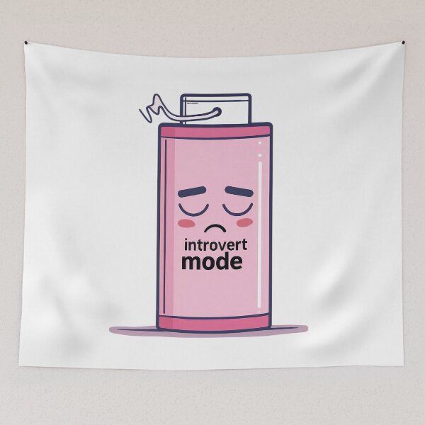Item preview, Introvert Mode Battery  designed and sold by Overthink Juice.