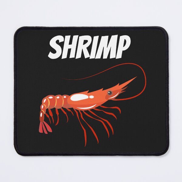 Item preview, Shrimp illustration with the text “SHRIMP” – shrimp designed and sold by OGSaltySailor.