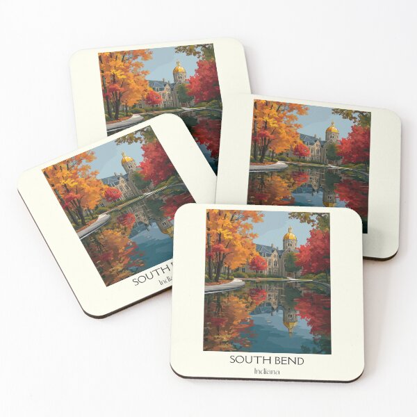Item preview, South Bend Indiana University | Autumn Campus Poster designed and sold by TuncGK.
