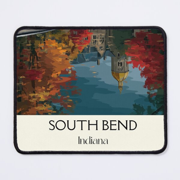 Item preview, South Bend Indiana University | Autumn Campus Poster designed and sold by TuncGK.