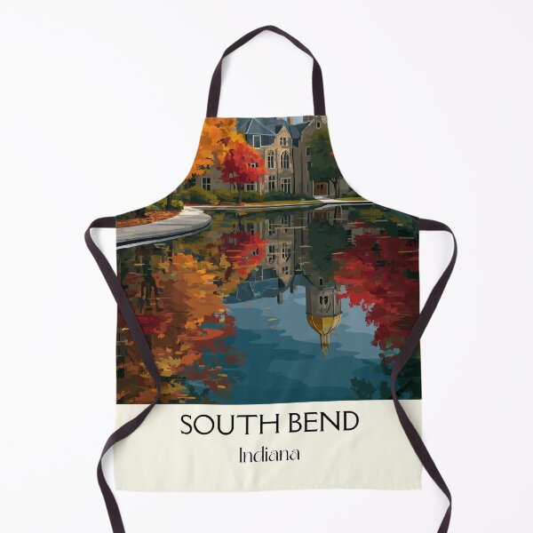Item preview, South Bend Indiana University | Autumn Campus Poster designed and sold by TuncGK.