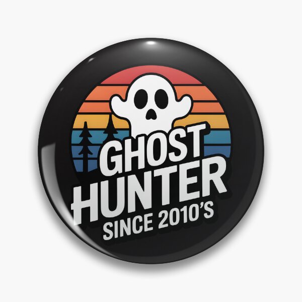 Item preview, Ghost Hunter Since 2010s – Vintage Halloween Design designed and sold by Jollys-ArtShop.