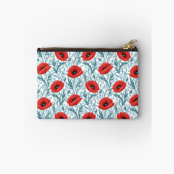 Item preview, Red Poppies in Bloom – Seamless Floral Pattern designed and sold by HolmeProud.