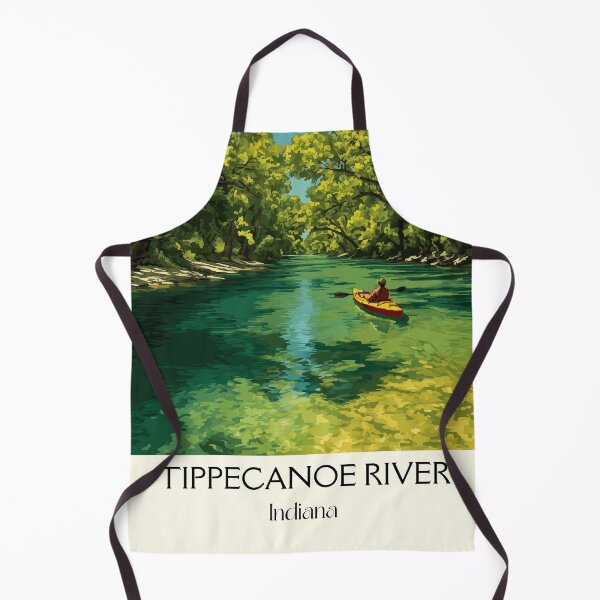 Item preview, Tippecanoe River Indiana State Park | Kayaking Poster designed and sold by TuncGK.