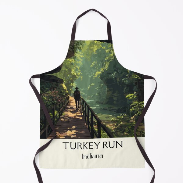 Item preview, Turkey Run Indiana Ravine | Sandstone Gorge Hiking Poster designed and sold by TuncGK.
