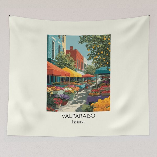 Item preview, Valparaiso Indiana City Trolley | College Town Transit Poster designed and sold by TuncGK.