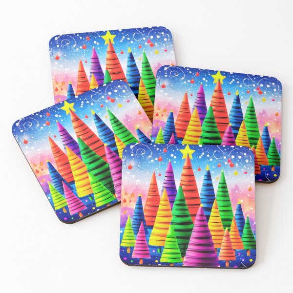 Item preview, Crayon Magic of Christmas Trees. designed and sold by Zofia Sosnecka.