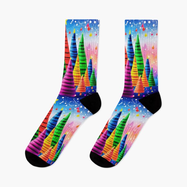 Item preview, Crayon Magic of Christmas Trees. designed and sold by Zofia Sosnecka.