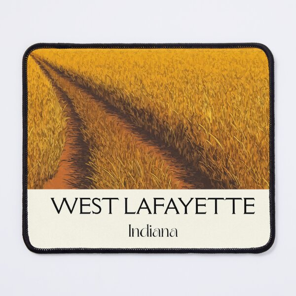 Item preview, West Lafayette Indiana Farmland | Paper Plane Poster designed and sold by TuncGK.