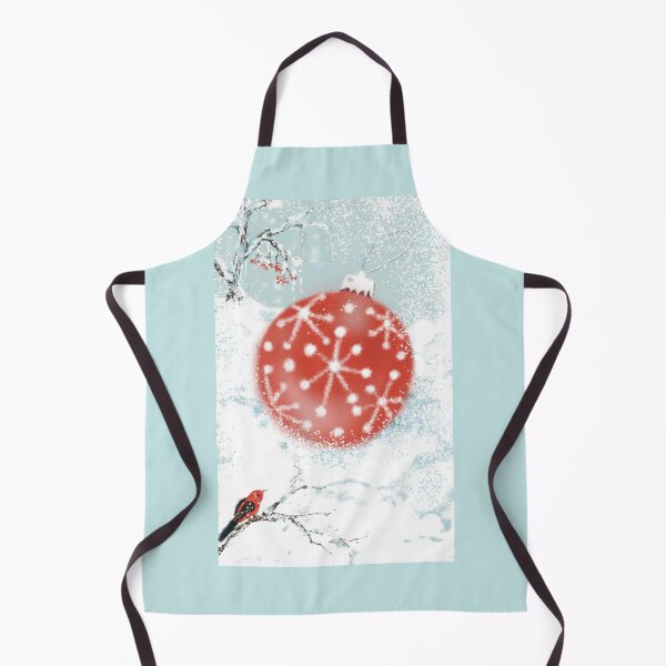 Item preview, Christmas red bauble in a snow designed and sold by soluxstore.