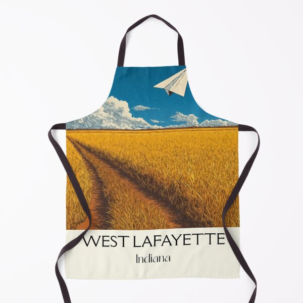 Item preview, West Lafayette Indiana Farmland | Paper Plane Poster designed and sold by TuncGK.