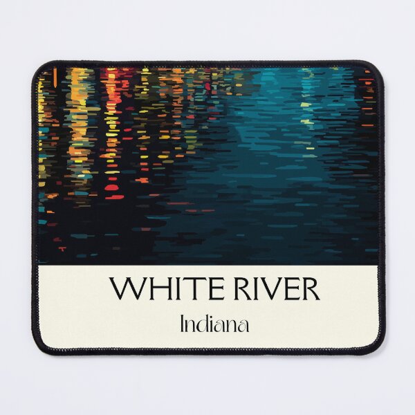 Item preview, White River Indiana State Park | City Lights Poster designed and sold by TuncGK.