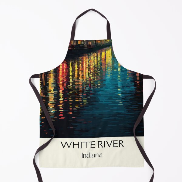 Item preview, White River Indiana State Park | City Lights Poster designed and sold by TuncGK.