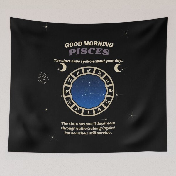 Item preview, Good Morning Pisces – Zodiac Academy Inspired designed and sold by UGLibrary.