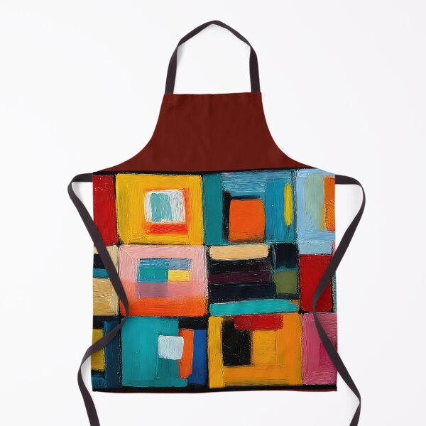 Item preview, Bold Blocks of Color - Geometric Composition with Overlapping Rectangles and Dynamic Depth designed and sold by OlfactoART Studio.